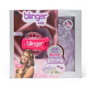 Blinger Dazzling Collection - Comes with Glam Styling Tool & 75 Gems - Load, Click, Bling! Hair, Fashion, Anything!