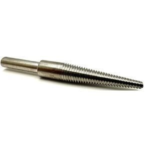 WTR-2 Tapered Spindle Mandrel Threaded Mandrel Screw Thread - 1/4" Shank Cone Point, Taper & Goblet Buff Mandrels, 1 Pack