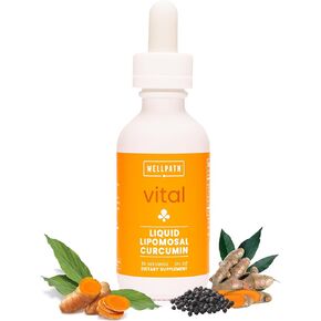 Liposomal Curcumin - Liquid Liposomal Turmeric Drops Supplement with Black Pepper Extract | Enhanced Absorption | Organic Turmeric Supplement |Non-GMO, Vegan (2 oz)
