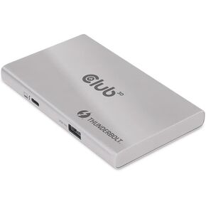 Club 3D CSV-1581 Thunderbolt 4 11-1 Docking Station Intel Certified Dual 4K Video or Single 8K 30Hz 96W Power Delivery SD Card Reader