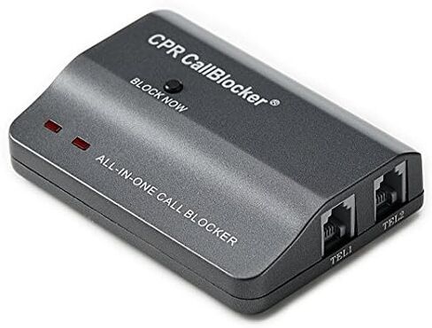 Whitelist Call Blocker for Landline Phones | CPR V10000 | Dual Mode Protection. Only Allow The Numbers You Want to Call | Blacklist Call Blocker with 10,000 Known Robocall Scam Numbers in Kuwait