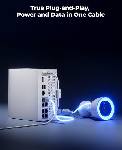 نظام كاميرا أمان NAPCAT PoE، 8CH 4K PoE NVR مع محرك أقراص ثابتة سعة 2 تيرابايت، 4 قطع كاميرا IP PoE سلكية خارجية بدقة 4 ميجابكسل، رؤية ليلية ملونة F1.0، H.265، اكتشاف الإنسان/المركبة، مقاومة للطقس IP67، محادثة ثنائية الاتجاه (N2804) in Kuwait