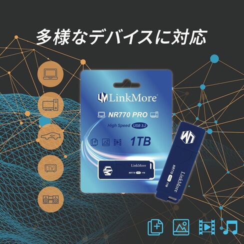 LinkMore 512GB Portable SSD Magnetic Phone SSD, Dual USB-C 950MB/s P100 | External SSD with up to 950MB/s read, 900MB/s write, and 280MB/s sustained write for compatible 4K ProRes recording in Kuwait