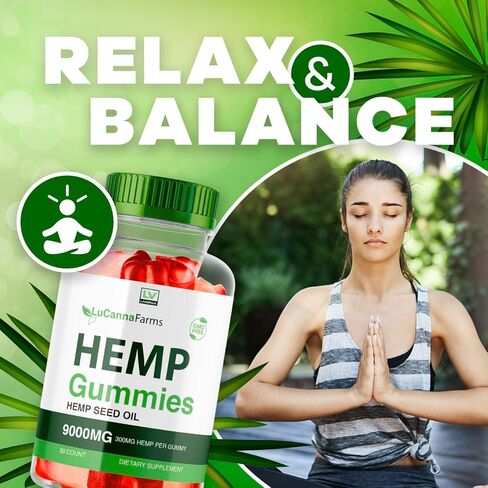 (عبوتان) علكات القنب من LuCanna Farms، مزارع LuCana مع القنب الطبيعي 9000 مجم، علكات LuCana Farms Strawberry، LuCana Farms G، Lu LuCana Farms، 300 مجم لكل علكة لمدة شهرين in Kuwait