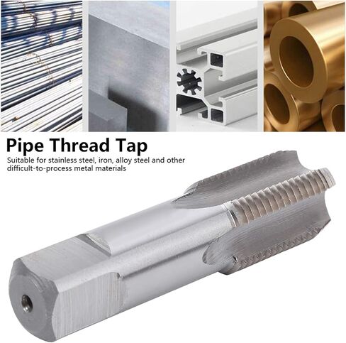 Hilitand Pipe Thread Tap High Speed Steel for Cast Iron Alloy Steel, HSS G1/2-14 Pipe Thread Tap Cutting Tools in Saudi Arabia