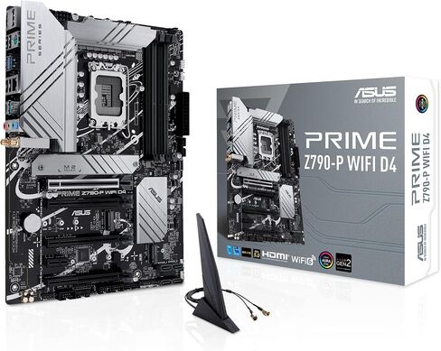 اسس لوحة ام ايه تي اكس Z790-A واي فاي 6E LGA 1700 (انتل الجيل 13 و12) ايه تي اكس (16+1 درموس، منفذ PCIe 5.0، DDR5، 4X M.2، شبكة LAN 2.5GB، USB 3.2 الجيل الثاني، لوحة امامية نوع C، ثاندربولت 4/USB4، in Kuwait