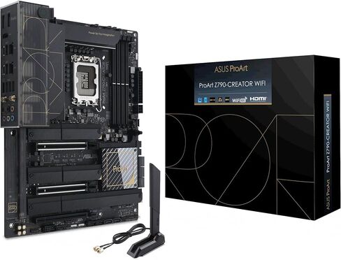 اسس لوحة ام ايه تي اكس Z790-A واي فاي 6E LGA 1700 (انتل الجيل 13 و12) ايه تي اكس (16+1 درموس، منفذ PCIe 5.0، DDR5، 4X M.2، شبكة LAN 2.5GB، USB 3.2 الجيل الثاني، لوحة امامية نوع C، ثاندربولت 4/USB4، in Kuwait
