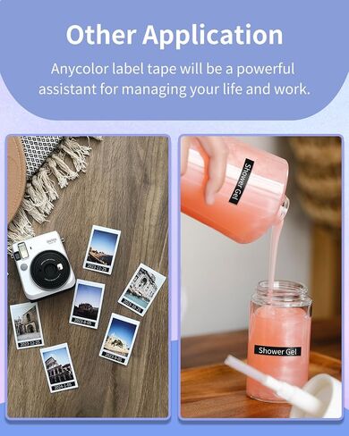 Anycolor Compatible M-131 Tape Replacement for Brother M Tape M-K131 M131 MK131 12mm 0.47'' Clear Tape PTM95 Label Tape Work with P Touch PT-M95 PT70BM PT-90 PT-70 PT-65 PT-45 Label Maker, 4-Pack in Saudi Arabia