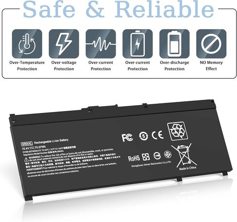 68WH GJKNX Dell Battery Replacement for Dell Latitude 5480 5580 5280 5288 5488 5590 5591 5490 5491 5495 E5480 E5580 E5490 E5590 Precision 15 3520 3530 Series GD1JP DY9NT 5YHR4 451-BBZG 7.6V 4-Cell in Saudi Arabia