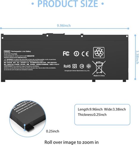 68WH GJKNX Dell Battery Replacement for Dell Latitude 5480 5580 5280 5288 5488 5590 5591 5490 5491 5495 E5480 E5580 E5490 E5590 Precision 15 3520 3530 Series GD1JP DY9NT 5YHR4 451-BBZG 7.6V 4-Cell in Saudi Arabia