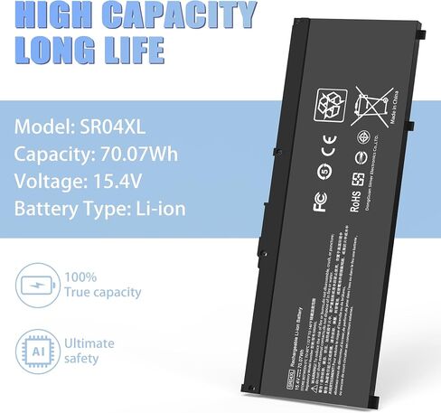 68WH GJKNX Dell Battery Replacement for Dell Latitude 5480 5580 5280 5288 5488 5590 5591 5490 5491 5495 E5480 E5580 E5490 E5590 Precision 15 3520 3530 Series GD1JP DY9NT 5YHR4 451-BBZG 7.6V 4-Cell in Saudi Arabia