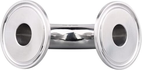 DERNORD 3/4 "أنبوب OD الكوع 90 درجة تركيب الأنابيب الصحية SS304 ثلاثي المشبك 1.5 بوصة in Saudi Arabia