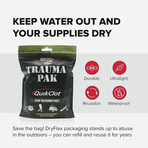 Adventure Trauma Pack with QuikClot Medical Kit in Kuwait