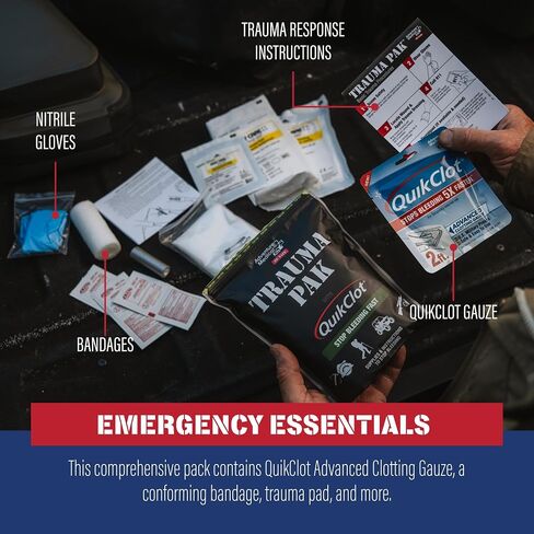 Adventure Trauma Pack with QuikClot Medical Kit in Kuwait