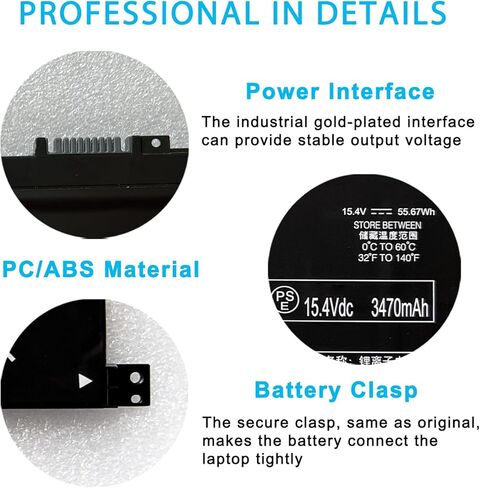 HT03XL L11119-855 Laptop Battery for HP Pavilion 14-CE 14-CF 14-DF 15-CS 15-DA 15-DB 15-DW 17-by 17-CA Series 15-CS0053CL 15-DW0033NR 15-DA0014DX L11421-542 L11421-2C2 HSTNN-UB7J HSTNN-DB8R HSTNN-DB8S in Saudi Arabia