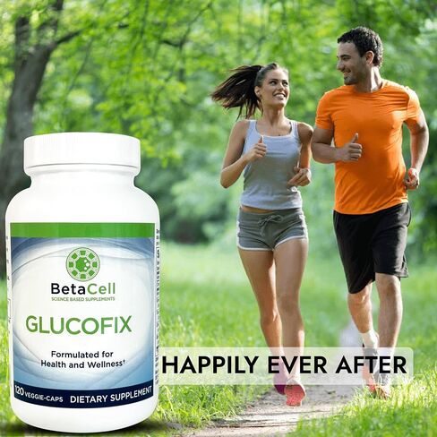 Glucofix - Berberine Supplement - Herbal Supplement with Cinnamon, Gymnema, Berberine, Bitter Melon, and Turmeric - 120 Capsules in Saudi Arabia