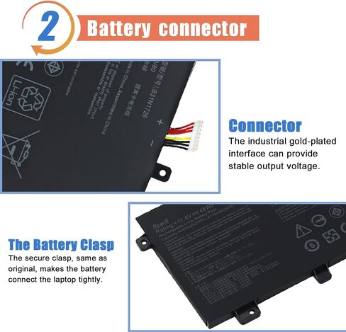 بطارية ASODI C41N1731 متوافقة مع سلسلة Asus ROG Strix GL504,GL504G,GL504GM,GL504GS,GL504GW (Scar II/Hero II) 15.4V 66Wh 4335mAh النوع A in Saudi Arabia