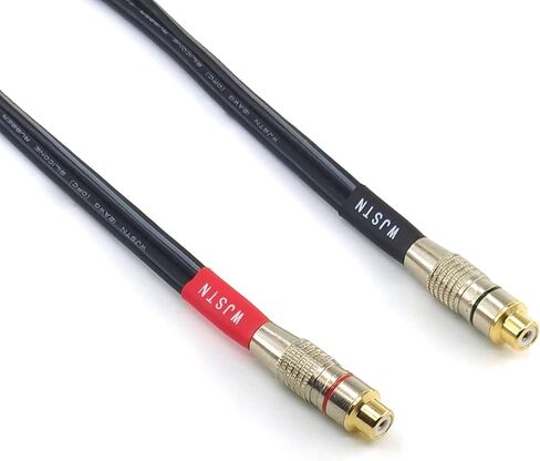 RCA إلى فليكس دبوس الموز محول القابس 6 بوصة فليكس دبوس الموز المقابس إلى أنثى RCA كابل الصوت 2 حزمة (4 مم الموز التوصيل إلى RCA) in Saudi Arabia
