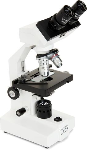 Celestron – Celestron Labs – Binocular Head Compound Microscope – 40-1000x Magnification – Adjustable Mechanical Stage – Includes 10 Prepared Slides in Kuwait