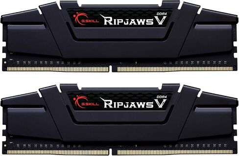 G.SKILL Ripjaws V Series (Intel XMP) DDR4 RAM 64GB (4x16GB) 3200MT/s CL16-18-18-38 1.35V Desktop Computer Memory UDIMM - Black (F4-3200C16Q-64GVK) in Saudi Arabia