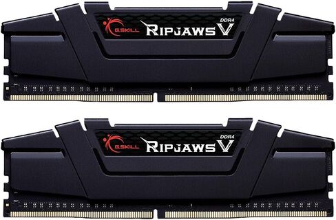 G.SKILL Ripjaws V Series (Intel XMP) DDR4 RAM 64GB (4x16GB) 3200MT/s CL16-18-18-38 1.35V Desktop Computer Memory UDIMM - Black (F4-3200C16Q-64GVK) in Saudi Arabia