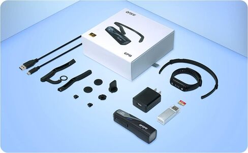 ORDRO EP8 4K Camcorder 60FPS Vlog Hands Free Wearable Camera, Head-Mounted Video Camera for Vlog, Auto Focus, Wi-Fi APP Control, 2-Axis Gimbal Stabilizer with Fast Charger & Remote Control in Kuwait