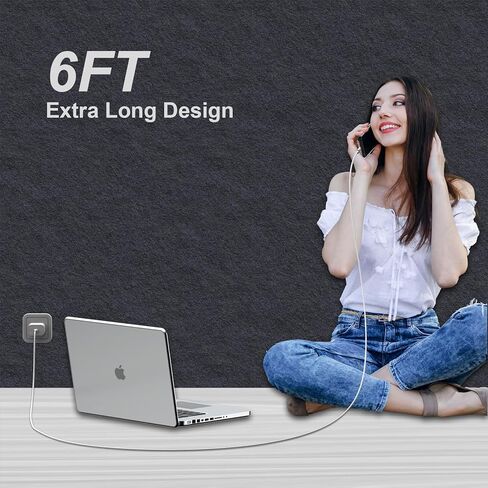 USB C to Lightning Cable 6ft 2Pack Apple MFi Certified iPhone Charger Fast Charging Usbc to Lightning Cable iPhone Charger Cord Compatible with iPhone 14 13 12 11 Pro Max Xr Xs 8 and More in Saudi Arabia