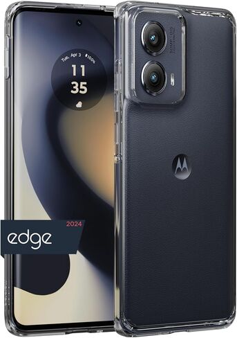 حافظة Motorola Edge 2023 Hybrid Crystal Clear - اعرض هاتف Moto Edge 2023 الخاص بك - حافظة شفافة ونحيفة للغاية وشفافة مع تقنية مضادة للاصفرار in Kuwait