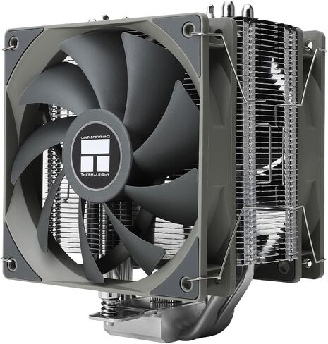 مبرد هواء وحدة المعالجة المركزية من Thermalright Assassin Spirit 120 V2 Plus، 4 أنابيب حرارية، مبرد وحدة المعالجة المركزية بمروحة هادئة مزدوجة PWM، مبرد غرفة تبريد الكمبيوتر، لـ AMD AM4 AM5/Intel 1700/1150/1151/1200(AS120 V2 Plus) in Saudi Arabia
