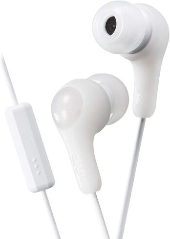 JVC Gumy in Ear Earbud Headphones with Paper Package, Powerful Sound, Comfortable and Secure Fit, Silicone Ear Pieces S/M/L - HAFX7BN (Black) in Saudi Arabia