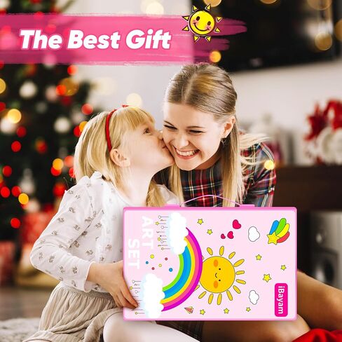 iBayam Art Supplies, 149-Pack Drawing Kit Painting Art Set Art Kits Gifts Box, Arts and Crafts for Kids Girls Boys, with Coloring Book, Crayons, Pastels, Pencils, Watercolor Pens & Cakes in Saudi Arabia