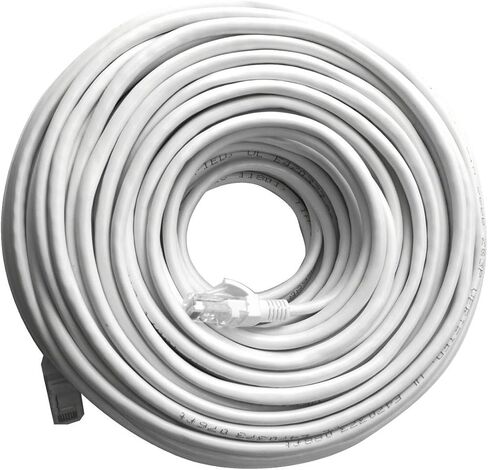 50FT CAT5e Ethernet Patch Cable, RJ45 Computer Network Cord, Category 5e Patch Cord LAN Cable UTP 24 AWG 100% Copper Wire in Kuwait