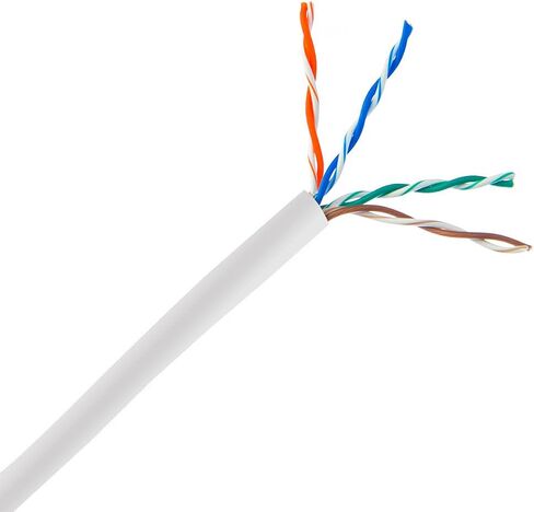 50FT CAT5e Ethernet Patch Cable, RJ45 Computer Network Cord, Category 5e Patch Cord LAN Cable UTP 24 AWG 100% Copper Wire in Kuwait