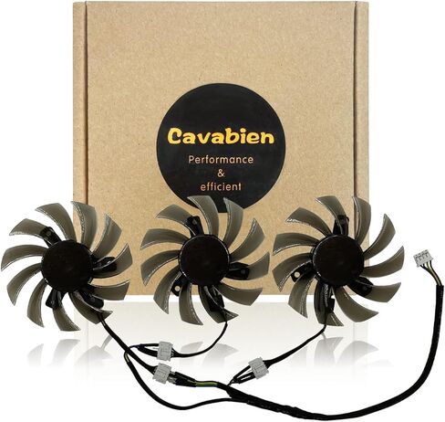 Cavabien 75MM T128010SU 0.35A مروحة تبريد لجيجابايت GTX 670 680 760 Ti G1 GTX 770 780Ti مروحة تبريد بطاقة الفيديو (مروحة الرسومات-1 قطعة) in Kuwait