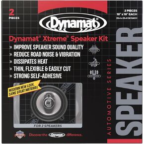 Dynamat Xtreme Speaker Kit - Sound Deadening and Audio Enhancing,Black