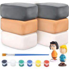 Skirfy Pottery Wheel for Kids-Clay Sculpting Tools & Painting Kit,Kids Christmas Gift,DIY Kits Clay Maker for Beginners with 6 Packs Modeling Clays,Toys for Girls, Art&Crafts Kits for Kids Ages 9-12,