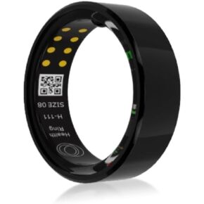 Smart Ring Health Tracker for Men & Women, Waterproof Fitness Sleep Heart Rate Blood Oxygen Tracker Ring, Bluetooth Fitness Tracker Ring Pedometer with APP for Daily Use