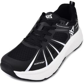 JACKSHIBO Men's Wide Toe Box Shoes Wide Width Sneakers Athletic Tennis Gym Workout Road Running Cross Training Walking Shoes Cushioned Zero Drop Platform Sneakers