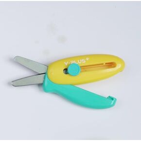 Safety Scissors for Kids, Retractable Small Scissors for Toddler Craft Ages 3-5 2-4 1-3, Cute Pink Toddler Craft Preschool 3Pcs