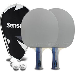 Senston Ping Pong Paddles Family Entertainment Set for Entertainment or Competition - Ping Pong Paddle Set