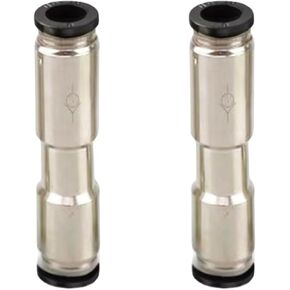 Pneumatic Push to Connect Fitting Check Valve 1/4" OD x 1/4" OD One-way Valve Pack of 2