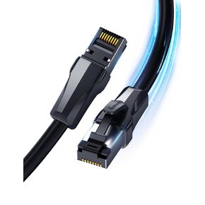 Enmane Cat8 Ethernet Cable 10FT, Heavy Duty High Speed Shielded (SFTP) 40Gbps 2000Mhz LSZH Cat8 LAN Network Cable with Gold Plated Rj45 Connector for Router, Gaming, Xbox, Modem