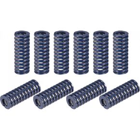 uxcell 3D Printer Die Spring, 20pcs 14mm OD 35mm Long Spiral Stamping Light Load Compression Mould Die Springs for 3D Printer Electric Part, Blue