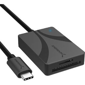 SABRENT USB-C Multi-Card Reader for CFexpress Type B, CFast 2.0, and microSD/SD Cards (CR-C4PM)