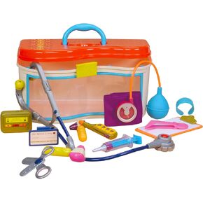 B. toys- Mini Doctor Care Kit- Pretend Play Doctor Play Set – Realistic Doctor Tools – Pretend Play Set for Toddlers, Kids – Educational Toys- 18 Months +