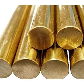 Yodaoke 16mm(0.63") Dia. 250mm(9.84") Long H62 Brass Bar Cylinder Round Rod