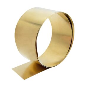 YXQ Brass Sheet Roll H62 Metal Thin Foil Plate 1000mm x 50mm x 0.2mm