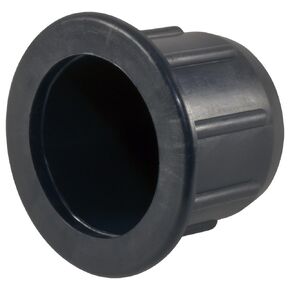 Caplugs QFBH1500Q1 Plastic Bolt Hole Plug for Fan Series. FBH-1500, PE-HD, to Plug Hole Size 1-1/2", Black (Pack of 80)