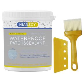 Liquid Waterproof Sealant, Invisible Waterproof Agent,Transparent Repairing Leak Waterproof Adhesive, Super Strong Bonding Sealant Invisible Waterproof Anti-Leakage Agent 35oz