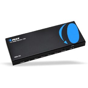 OREI 8X8 4K HDMI Matrix Switcher Extender - HDBaseT UltraHD 4K @ 60Hz 4:4:4 Over Single CAT5e/6/7 Cable with HDR, CEC & IR Control, RS-232 - Up to 400 Ft - Additional 8 Loop Out - 8 Receivers